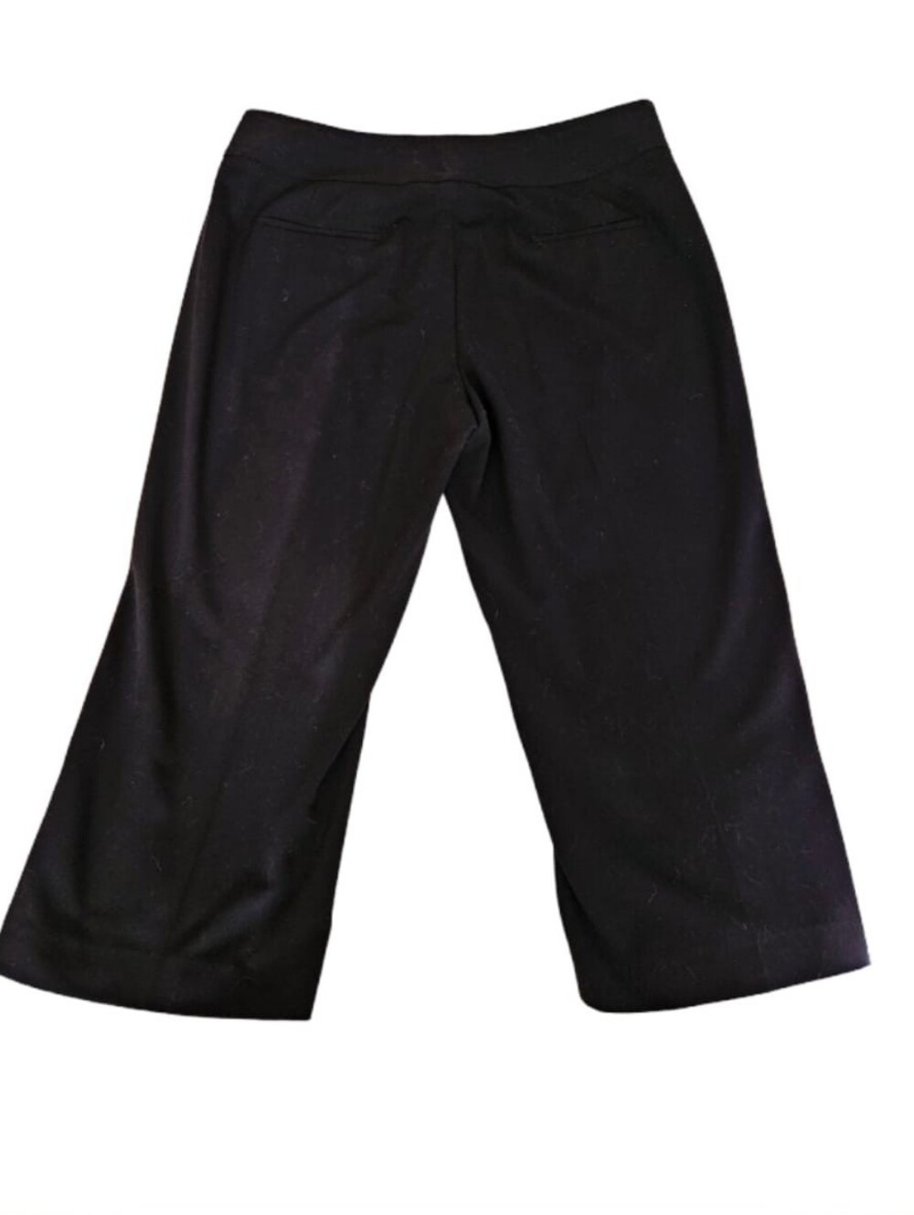 Tahari Women's Black Wide-Leg Cropped Pants